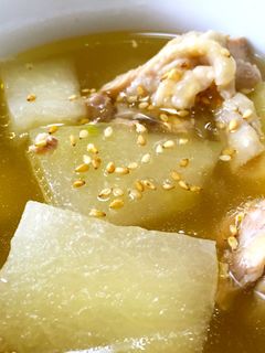 冬瓜と鶏肉の中華風食べるスープ-レシピのメイン写真