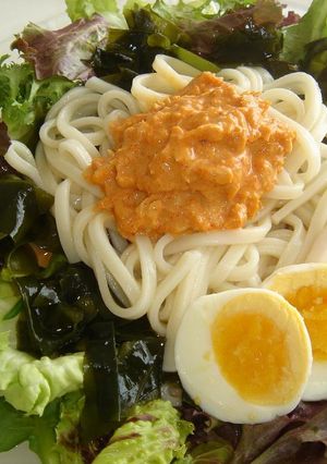 夏★コチュマヨ冷やしサラダうどん-レシピのメイン写真