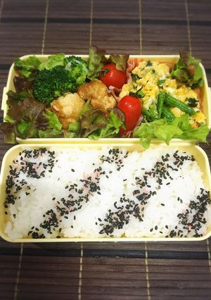 手抜きと言わせない冷食使用の10分弁当-レシピのメイン写真
