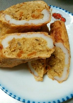 ちくわとおからの天ぷら　カレー風味-レシピのメイン写真