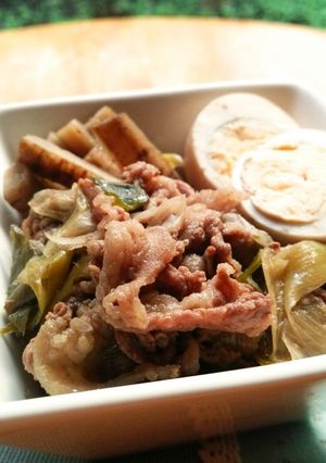 牛肉とごぼうのすき煮-レシピのメイン写真