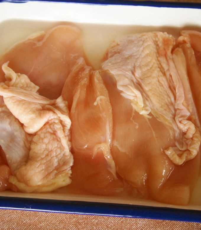 柔らかジューシー★鶏胸肉でブラインチキン-レシピのメイン写真