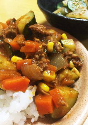 野菜たっぷり！トマト缶でドライカレー☆-レシピのメイン写真
