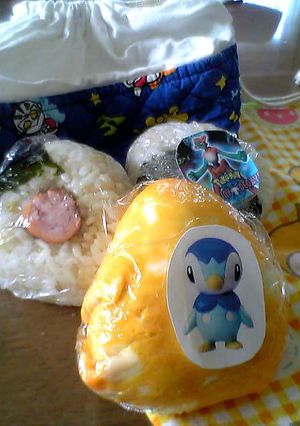おにぎり弁当☆手作りキャラシール-レシピのメイン写真