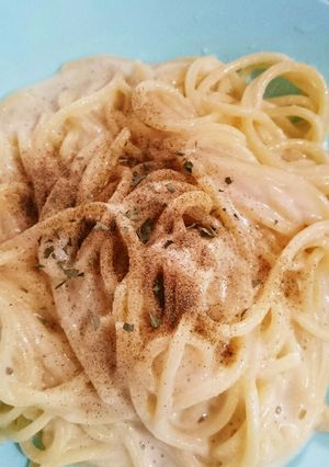 クリームを使わないクリームパスタ-レシピのメイン写真