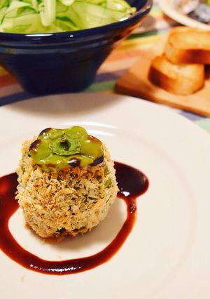 肉詰めピーマンのオーブン焼き☆蓋つき〜♪-レシピのメイン写真
