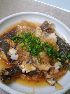 揚げカレイのみそれ煮♪-レシピのメイン写真