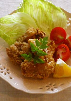 彼直伝＊ショウガ香る鶏の唐揚げ-レシピのメイン写真