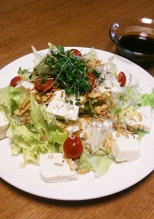 ちりめんと豆腐のもりもりサラダ-レシピのメイン写真