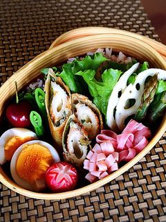 チーズ入り竹輪大葉の焼き春巻き♪-レシピのメイン写真
