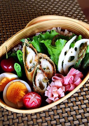 チーズ入り竹輪大葉の焼き春巻き♪-レシピのメイン写真