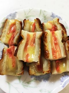 紅しょうがのちくわチーズ焼き♡-レシピのメイン写真
