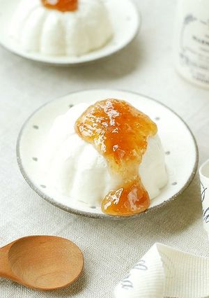 甘酸っぱ～い♡梅のお豆腐レアチーズケーキ-レシピのメイン写真