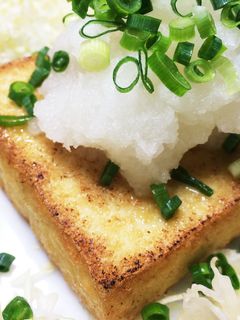 おろしポン酢de厚揚げのバター焼き-レシピのメイン写真