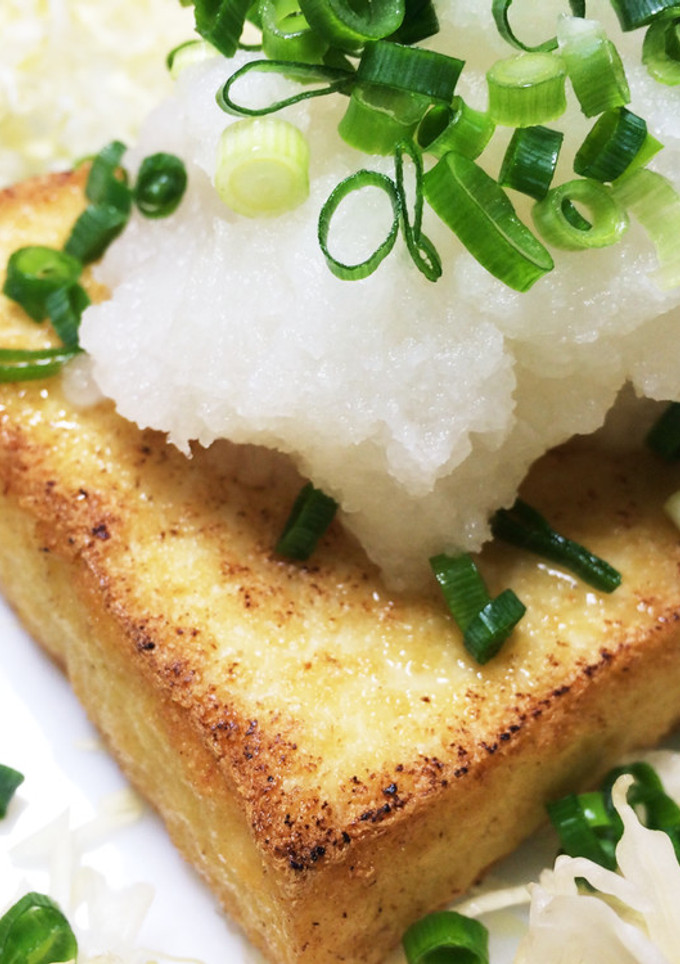 おろしポン酢de厚揚げのバター焼き-レシピのメイン写真