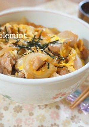 梅香る親子丼-レシピのメイン写真
