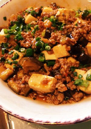 食欲増進！簡単！ナス入り麻婆豆腐♩-レシピのメイン写真