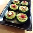 梅肉入さっぱりゴーヤの肉詰め