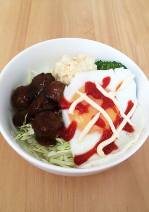 【簡単】なんちゃってロコモコ丼♪-レシピのメイン写真