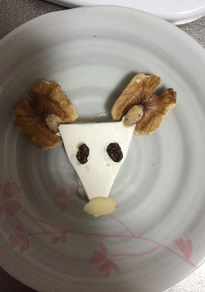 6Pチーズでトナカイさん-レシピのメイン写真