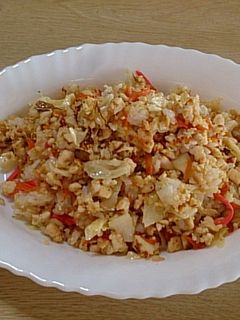 ダイエット豆腐でかさましチャーハン-レシピのメイン写真