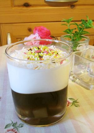 ほろ苦、二層のコーヒーゼリー-レシピのメイン写真
