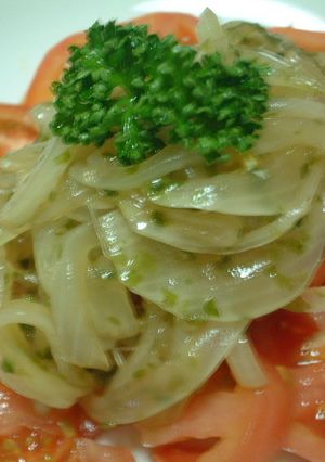 簡単！玉ねぎの青のりつゆ浸し-レシピのメイン写真