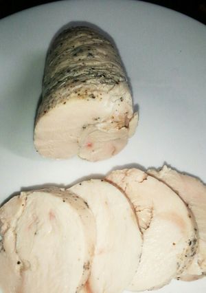 材料は２つ！！とり胸肉でチキンハム-レシピのメイン写真