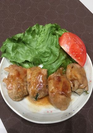 豚バラのクルクル巻き-レシピのメイン写真