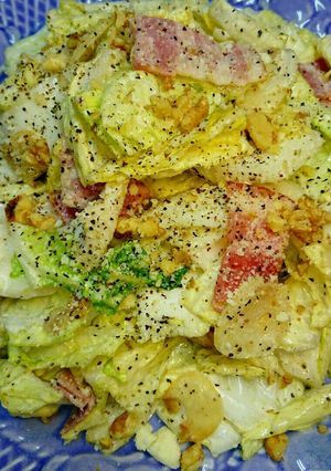 にんにくベーコンの白菜サラダ-レシピのメイン写真