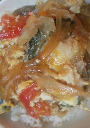 血管ダイエット食785（卵丼さくら風）-レシピのメイン写真
