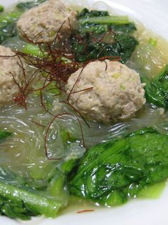 春雨と肉団子のおかずスープ☆ミ-レシピのメイン写真