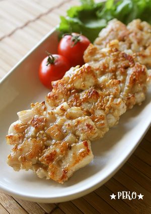 お弁当にも♪鶏胸肉と蓮根のゴロゴロ焼き-レシピのメイン写真
