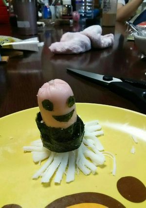 魚ハムとチーズのフラ星人-レシピのメイン写真