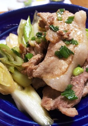 ショウガ焼き ネギ入り-レシピのメイン写真