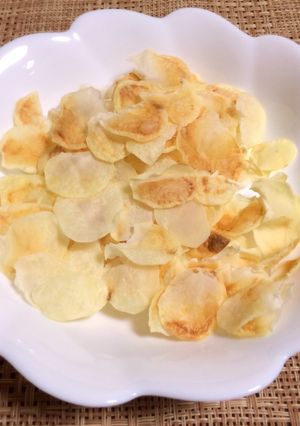 ダイエット中のレンジでポテトチップス！-レシピのメイン写真