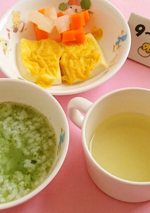 保育園離乳食９～１１か月ごろ④豆腐コーン-レシピのメイン写真