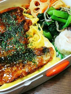旦那絶賛♪いわしの蒲焼き弁当-レシピのメイン写真