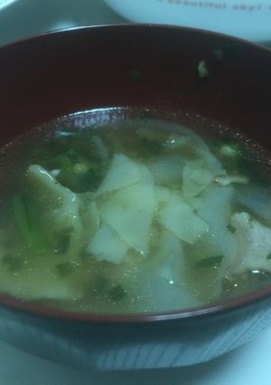 餃子の皮でワンタン風スープ-レシピのメイン写真