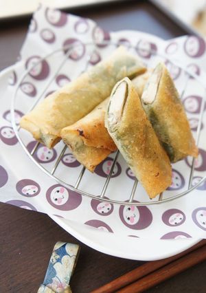 梅干しとサバ缶で*スティック春巻*-レシピのメイン写真