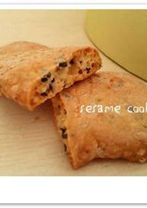 ごまクッキー-レシピのメイン写真