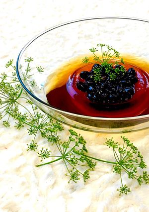 加賀棒茶ゼリー（麦茶ゼリー）-レシピのメイン写真