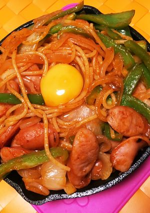 スキレットで喫茶店のナポリタン☆-レシピのメイン写真