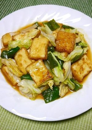 ダイエット！厚揚げ回鍋肉(コツあり)-レシピのメイン写真