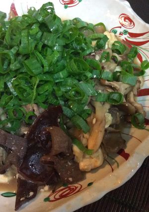 九条葱多しの肉豆腐-レシピのメイン写真