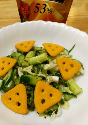 生チーズのチーザでシーザーズサラダ-レシピのメイン写真