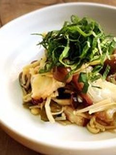 タコ&キノコのキュウリの味噌漬けあえ-レシピのメイン写真