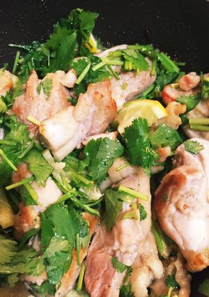 鶏肉のグリル パクチーレモンソース-レシピのメイン写真