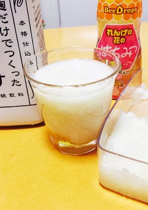 風邪撃退♡はちみつ大根と甘酒ドリンク♡-レシピのメイン写真