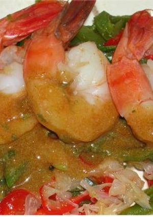 蒸し海老　ココナッツカレーソース-レシピのメイン写真
